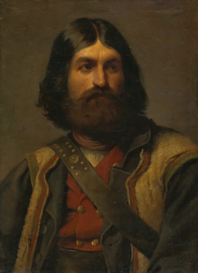 Retrato de um homem barbudo, Gyula Benczúr