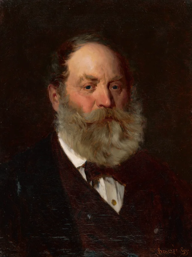 Retrato do pai do artista, Vilmos Benczúr, Gyula Benczúr