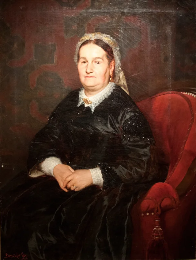 Retrato da Sra. Károly Tutkó, Gyula Benczúr