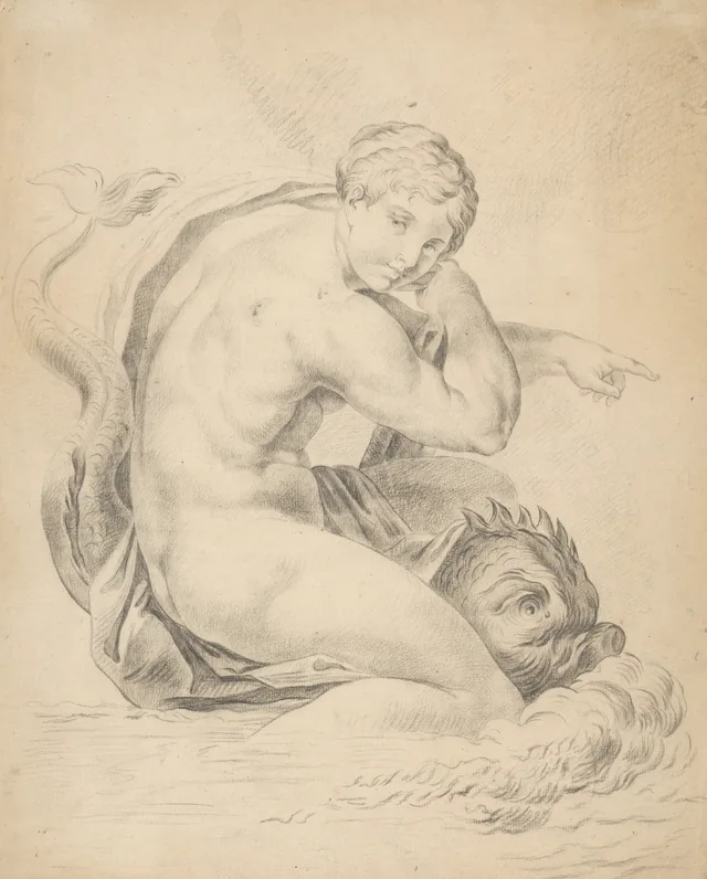Mulher com o golfinho, Gyula Benczúr