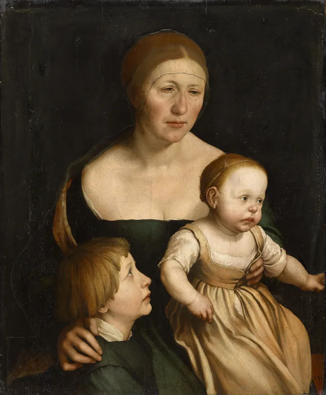 Portrait of the Artist's Wife with the Two Elder Children