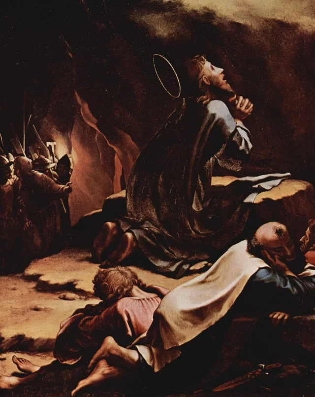 Christ on the Mount of Olives (one panel of the Passion cycle)