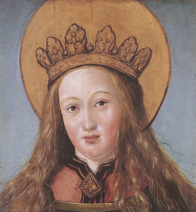 Cabeza de una santa, Hans Holbein el Joven