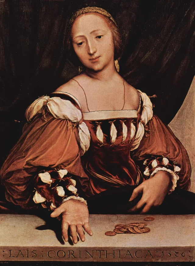Laís de Corinto, Hans Holbein, o Jovem