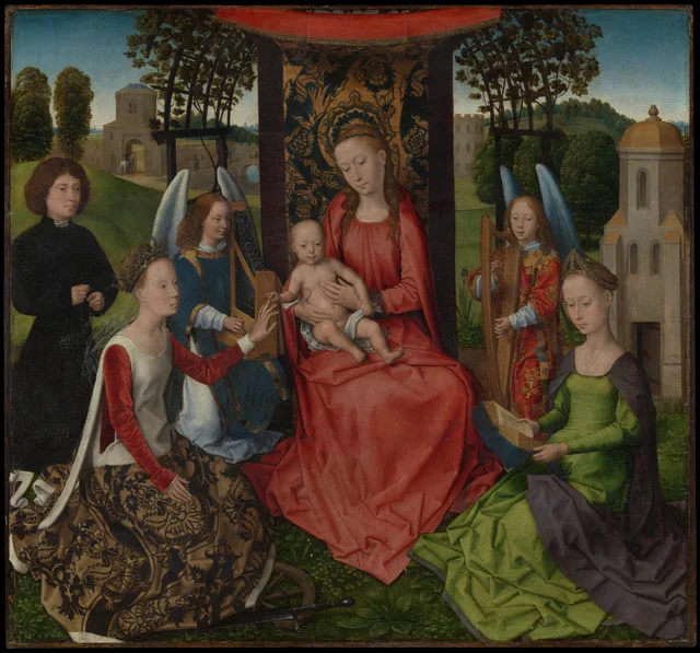 La Vierge à l'Enfant avec sainte Catherine d'Alexandrie et sainte Barbe