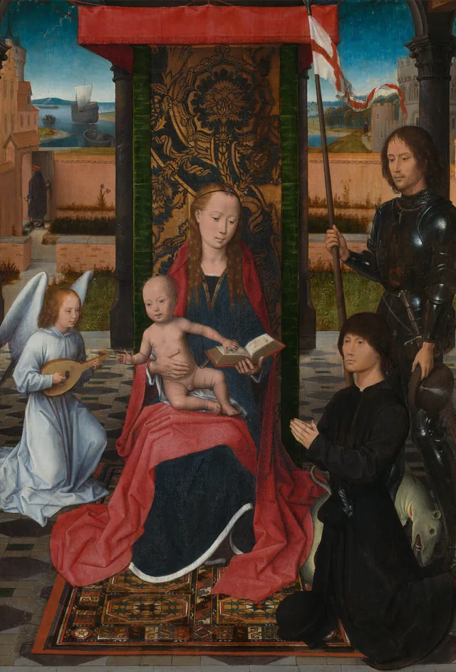 La Vierge à l'Enfant avec un ange, saint Georges et un donateur