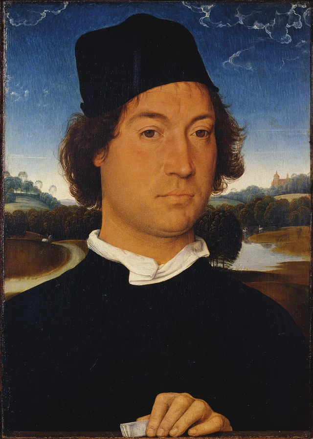 Retrato de homem com uma carta