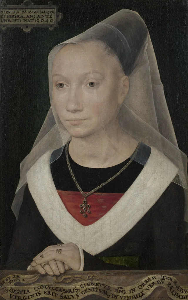 Portrait d'une jeune femme ou Sibylle Sambetha
