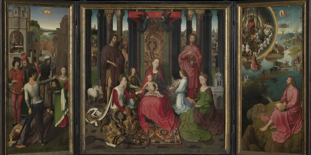 Triptyque de saint Jean-Baptiste et saint Jean l'Évangéliste