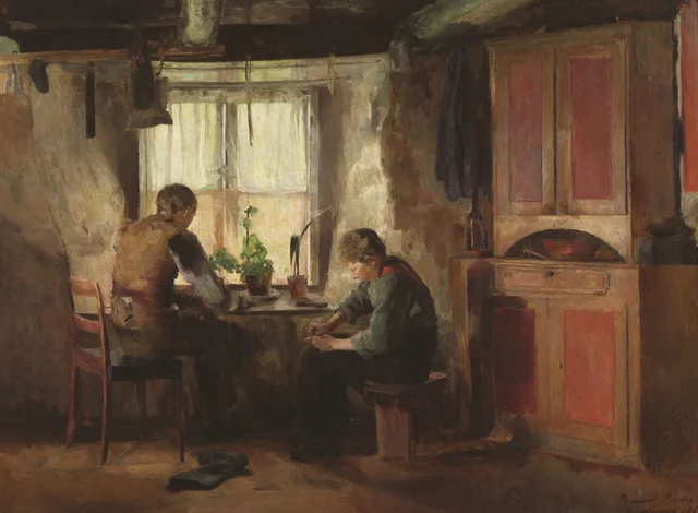 O sapateiro do campo, Harriet Backer