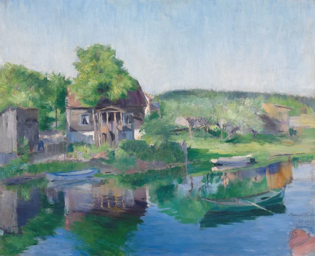 O rio Sandvikselven, Harriet Backer