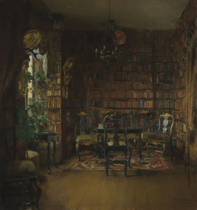 A biblioteca de Thorvald Boeck, Harriet Backer