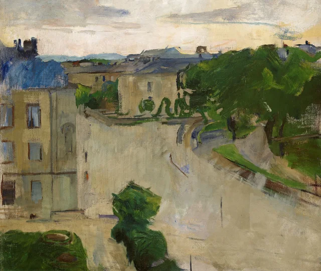 Vista da minha sacada, Hansteensgate 2, Harriet Backer