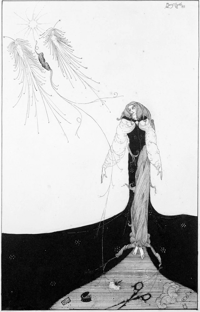 Mas confia na Musa: ela o viu elevar-se, Harry Clarke