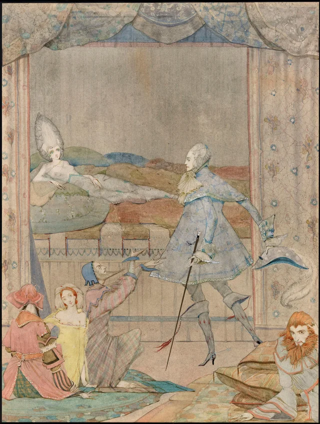 Ele viu, numa cama, o mais belo espetáculo jamais contemplado, Harry Clarke
