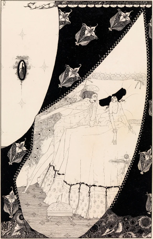 Sua silfide guardiã prolongou seu feliz repouso, Harry Clarke