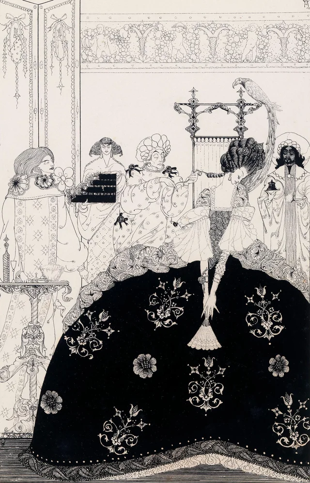 Now Awful Beauty Puts on all its Arms; Rough Sketches (on verso), Harry Clarke