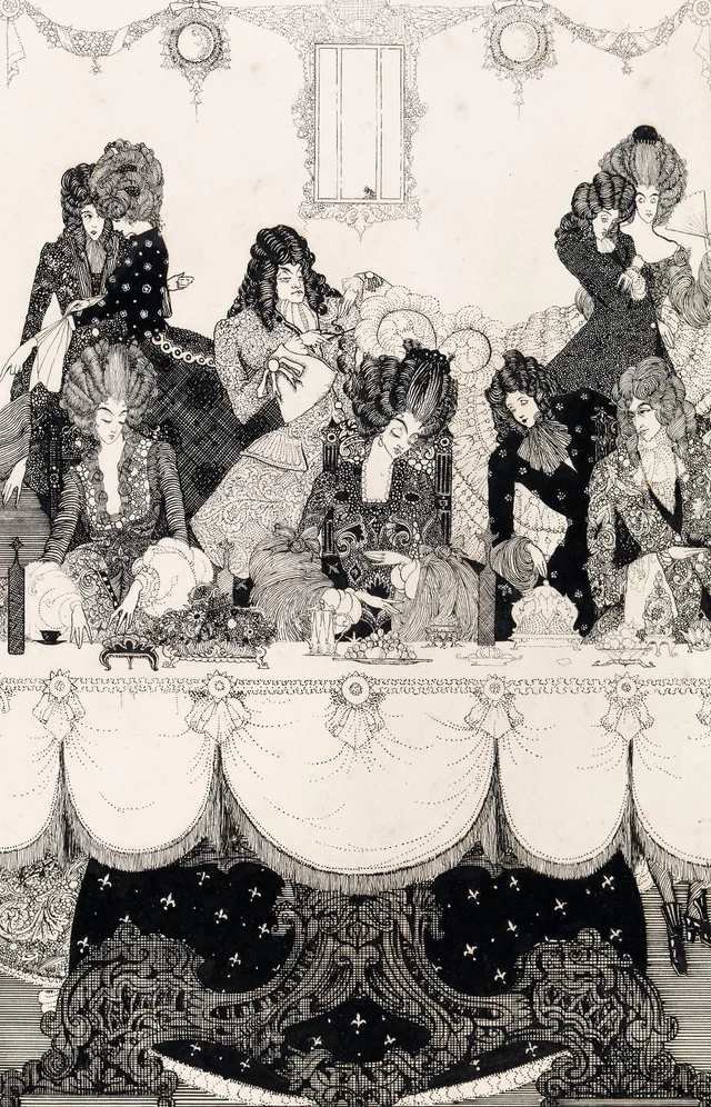Vede a feroz Belinda lançar-se sobre o barão, Harry Clarke