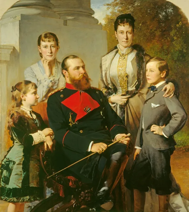 La famille du grand-duc de Hesse, Heinrich von Angeli