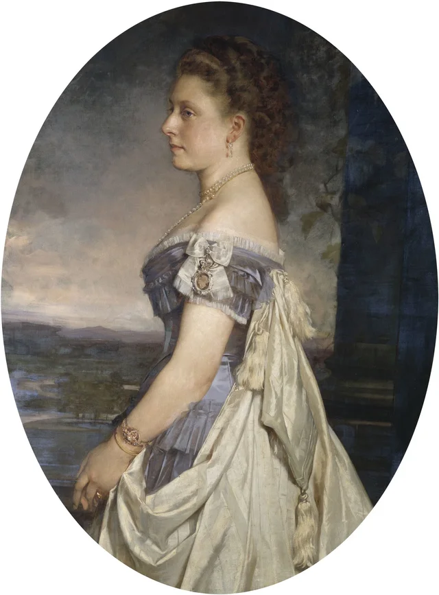 La princesse Béatrice (1857-1944), future princesse Henri de Battenberg, Heinrich von Angeli