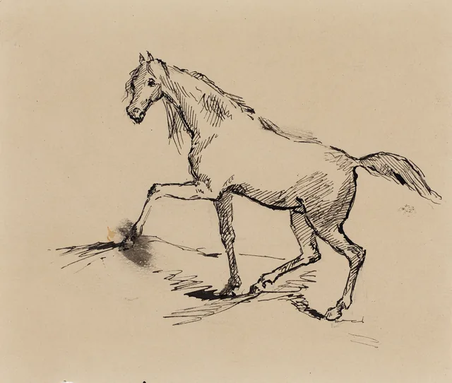 馬（下絵）