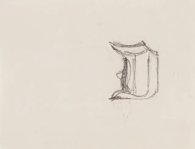 『フィンランド民話集、ラファエル・ヘルツベリ語る』の挿絵、飾り頭文字D（下絵）