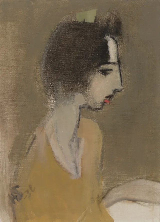 Perfil de mujer «de memoria», Helene Schjerfbeck