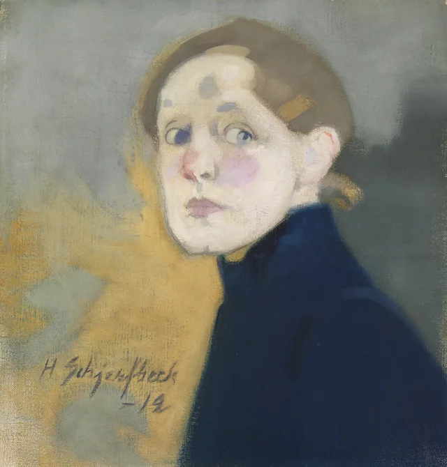 Autorretrato, Helene Schjerfbeck