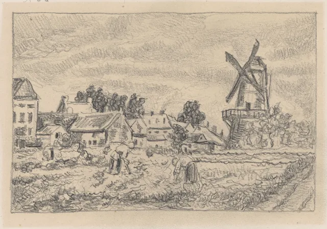 Potato Harvest, Henri de Braekeleer