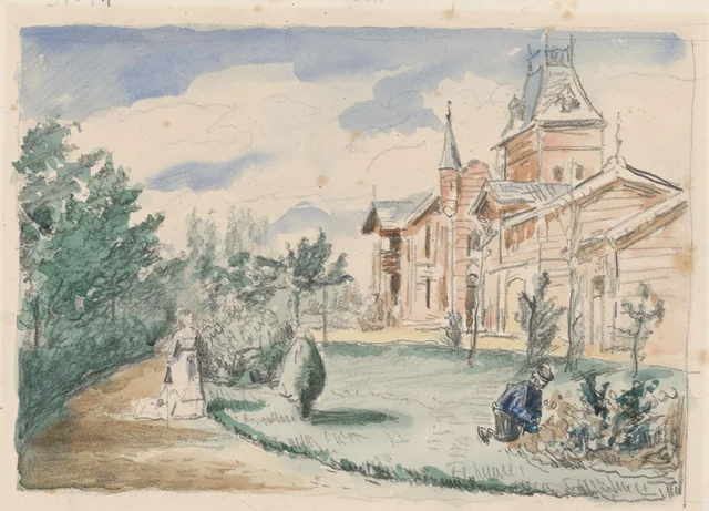 O campo de Gustave Coûteaux, Henri de Braekeleer