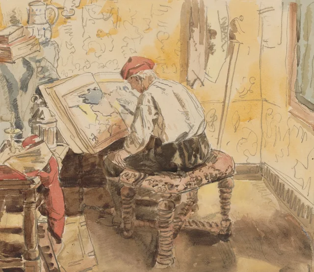 The Geographer, Henri de Braekeleer