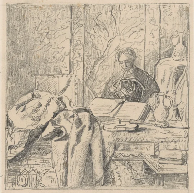 The Hornblower, Henri de Braekeleer