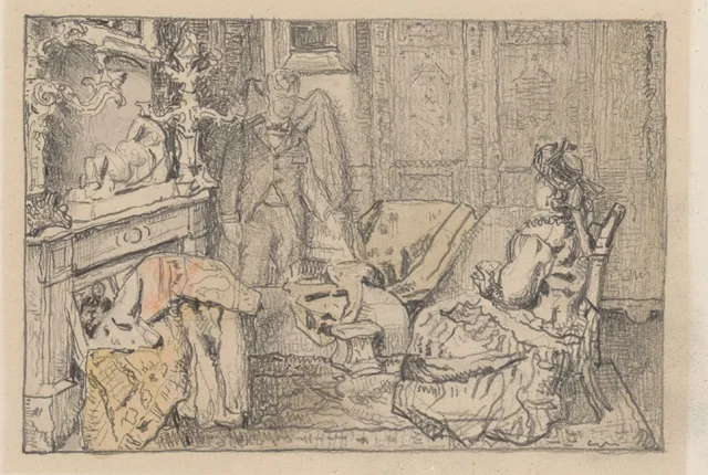 O xale das Índias, Henri de Braekeleer