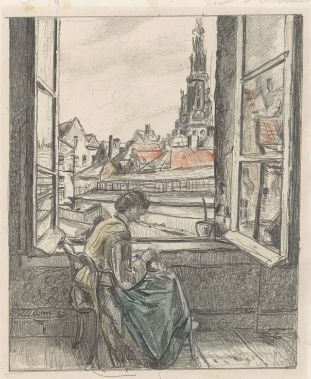 A catedral de Antuérpia, Henri de Braekeleer