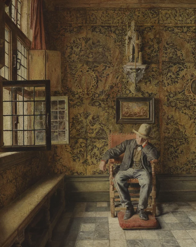 L'Homme à la chaise, Henri de Braekeleer
