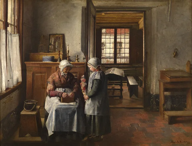 A festa da avó, Henri de Braekeleer