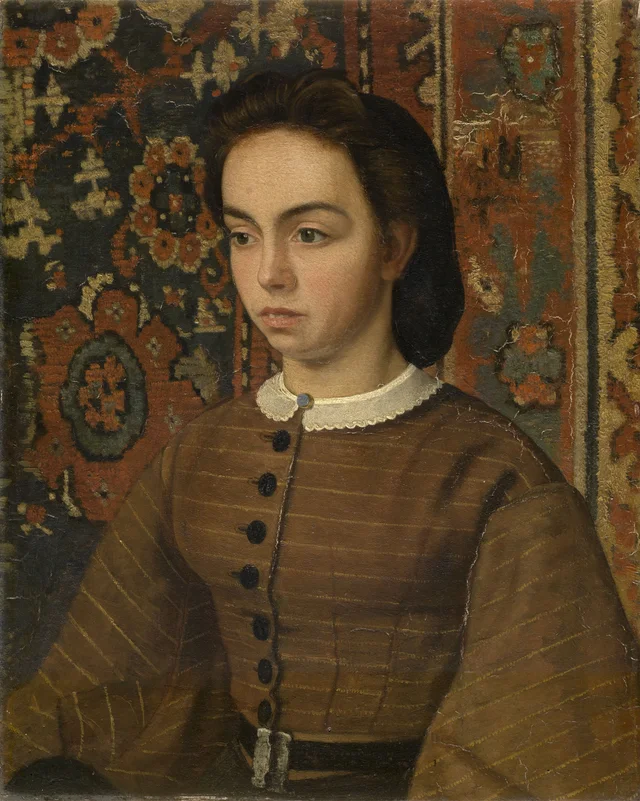 Hélène De Braekeleer, hermana del artista, Henri de Braekeleer