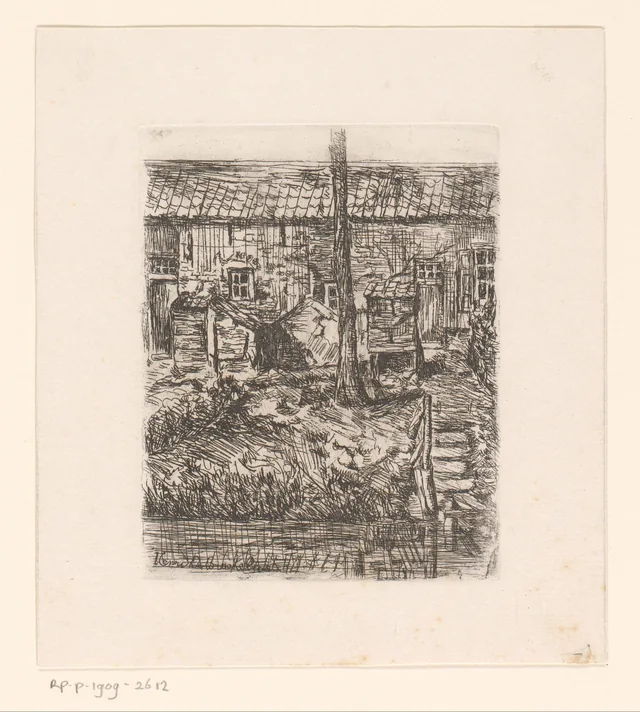 Maisons au bord de l'eau, Henri de Braekeleer