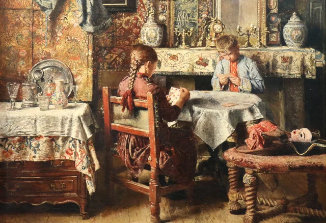 La Partie de cartes, Henri de Braekeleer
