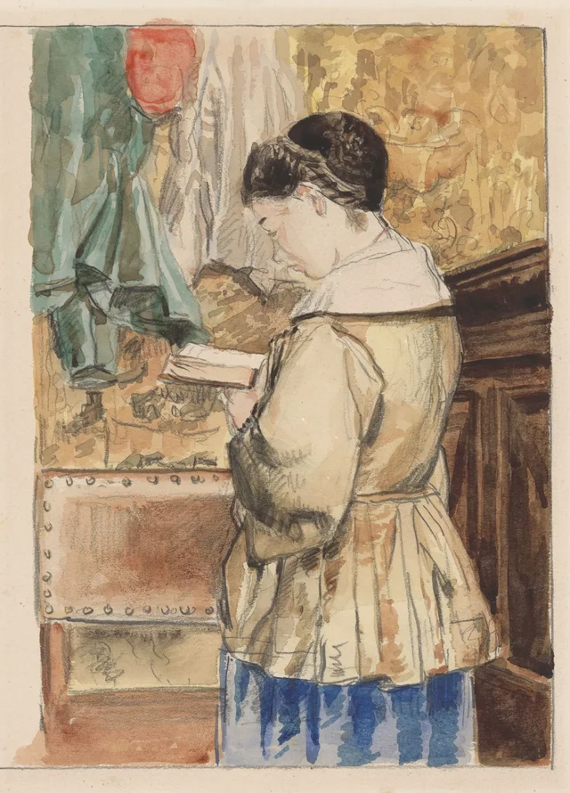 Mulher lendo, Henri de Braekeleer