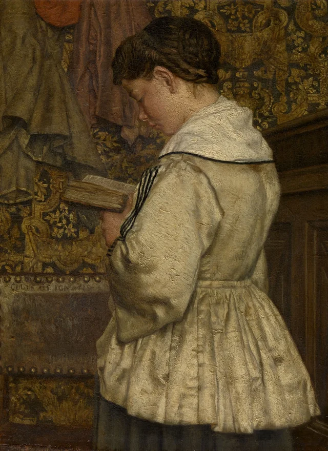 Femme lisant, Henri de Braekeleer