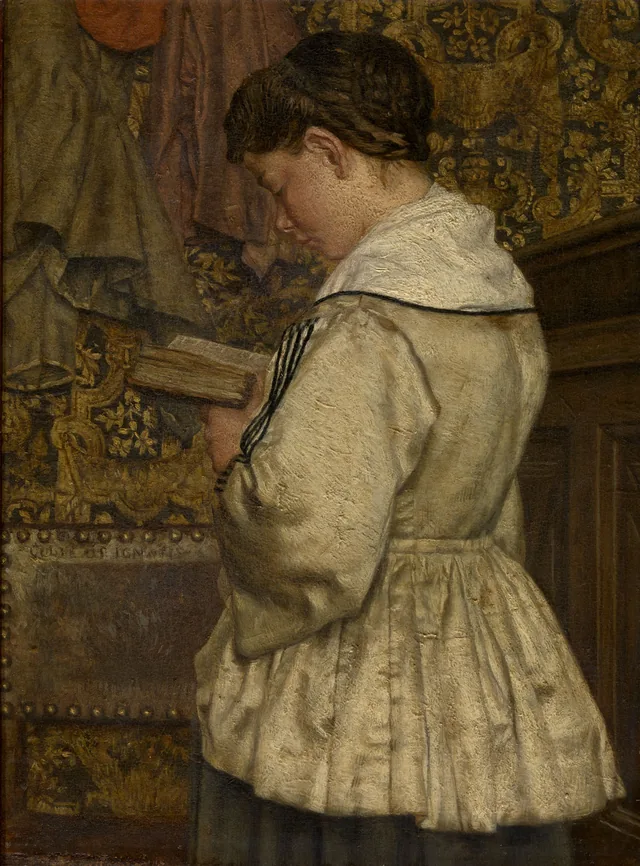 Mulher lendo, Henri de Braekeleer