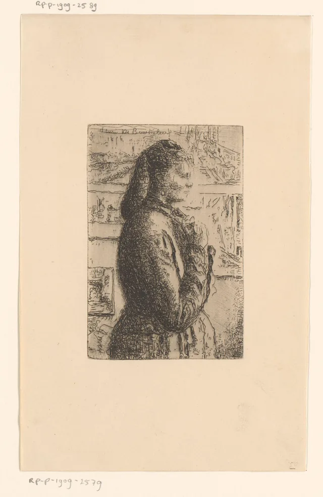 Retrato de uma jovem desconhecida, Henri de Braekeleer