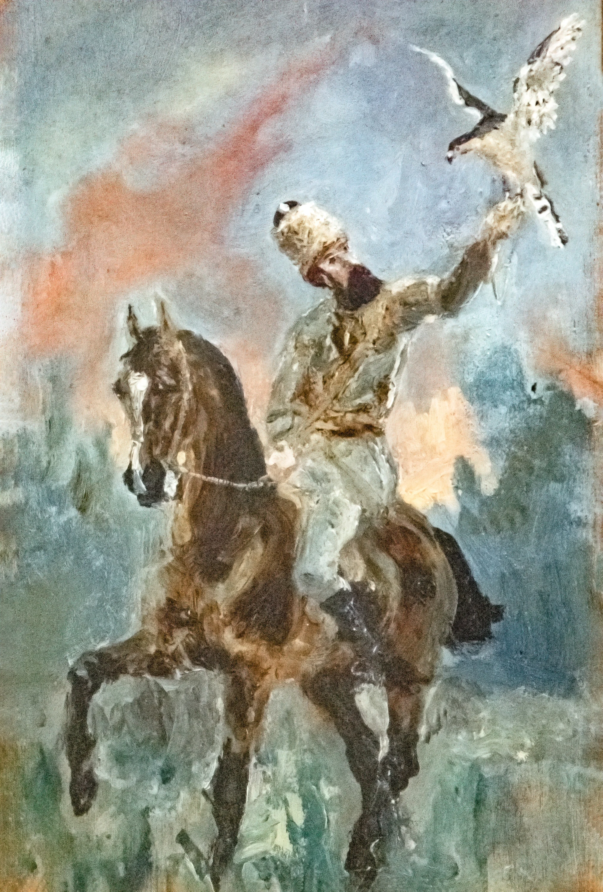 Alphonse de Toulouse-Lautrec en fauconnier, Henri de Toulouse-Lautrec