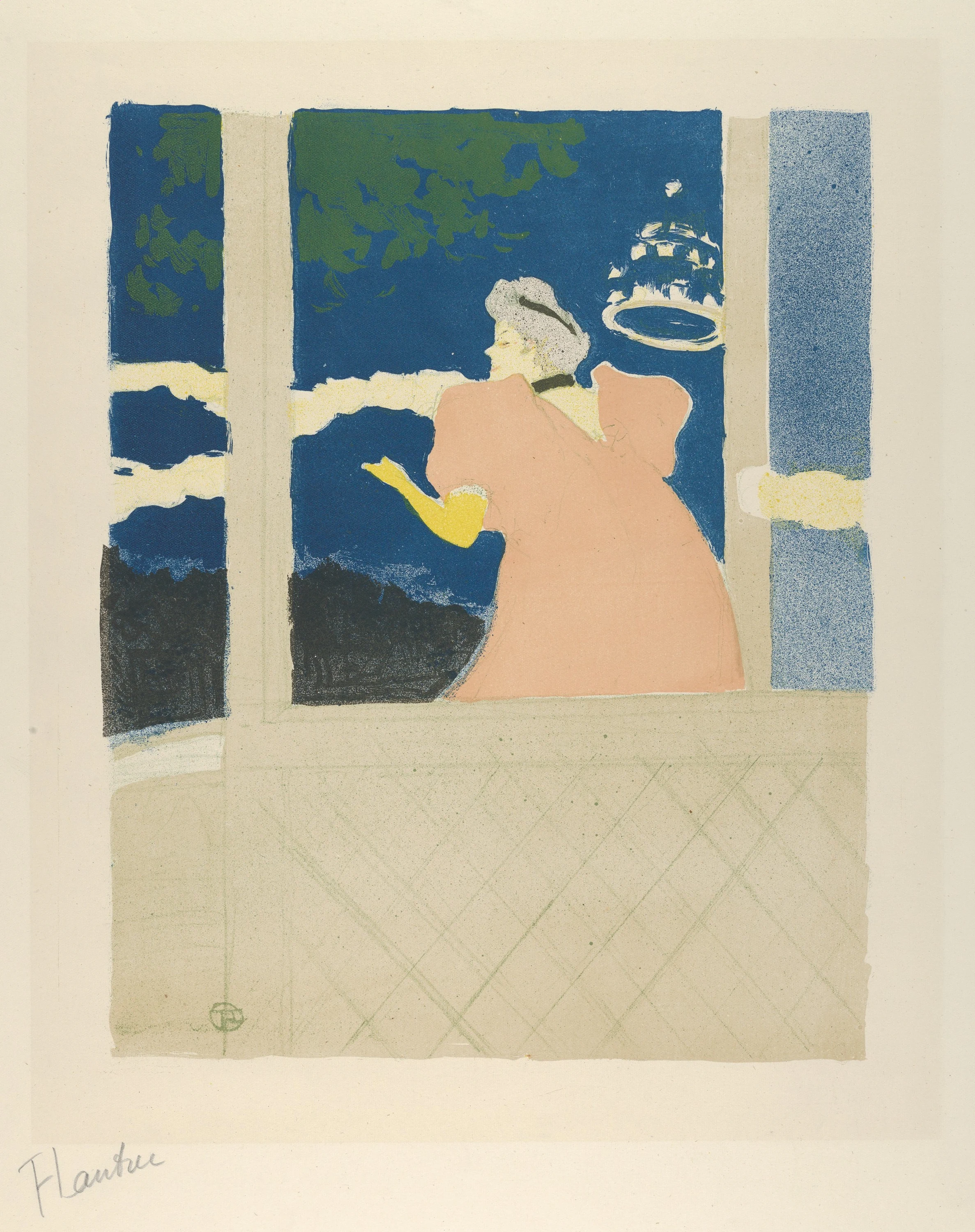 At Les Ambassadeurs (Au Café-Concert / At the Café Concert), from "L'Estampe Originale", Henri de Toulouse-Lautrec