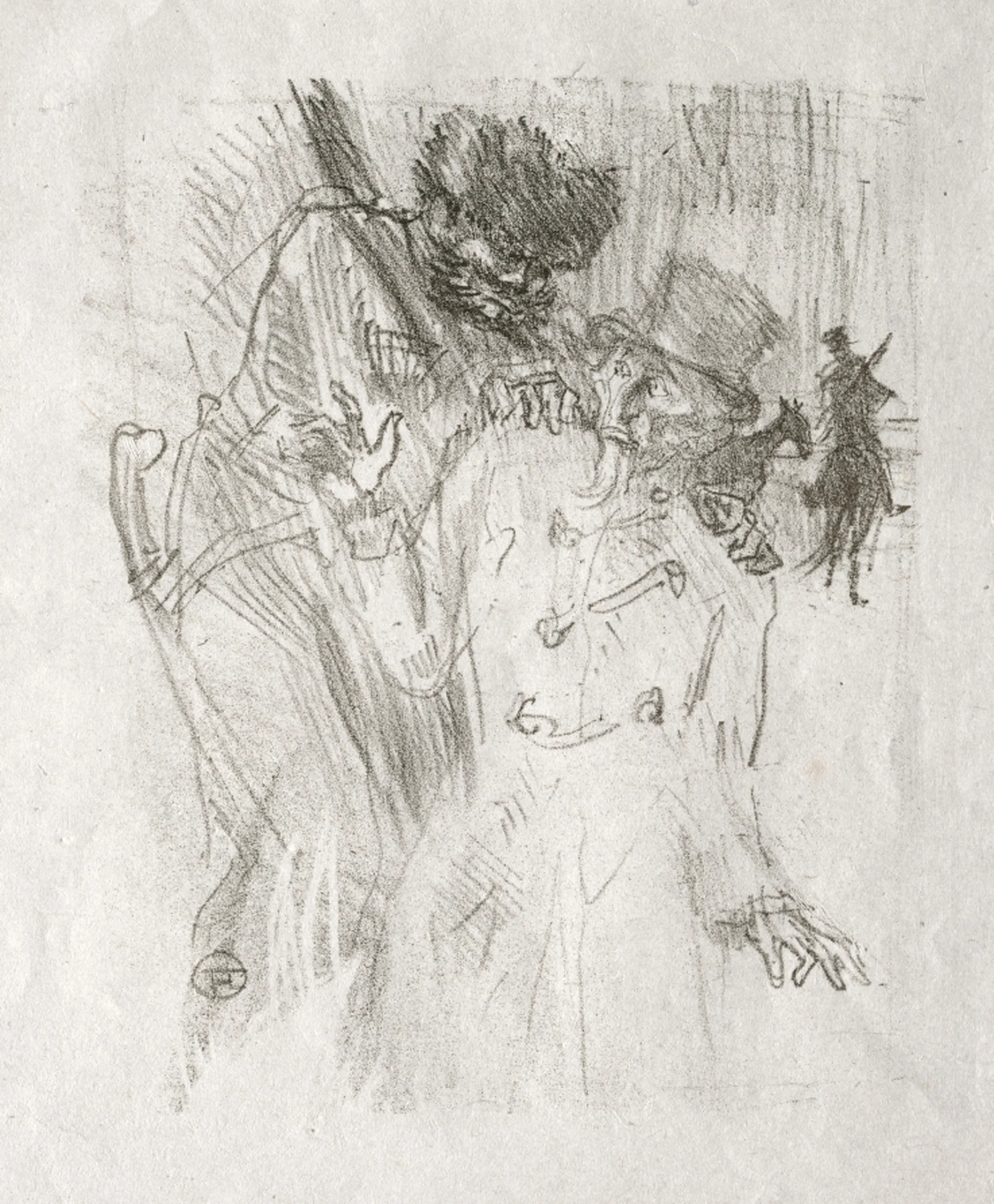 Au pied du Sinaï: Arrestation de Schlomé Fuss, Henri de Toulouse-Lautrec