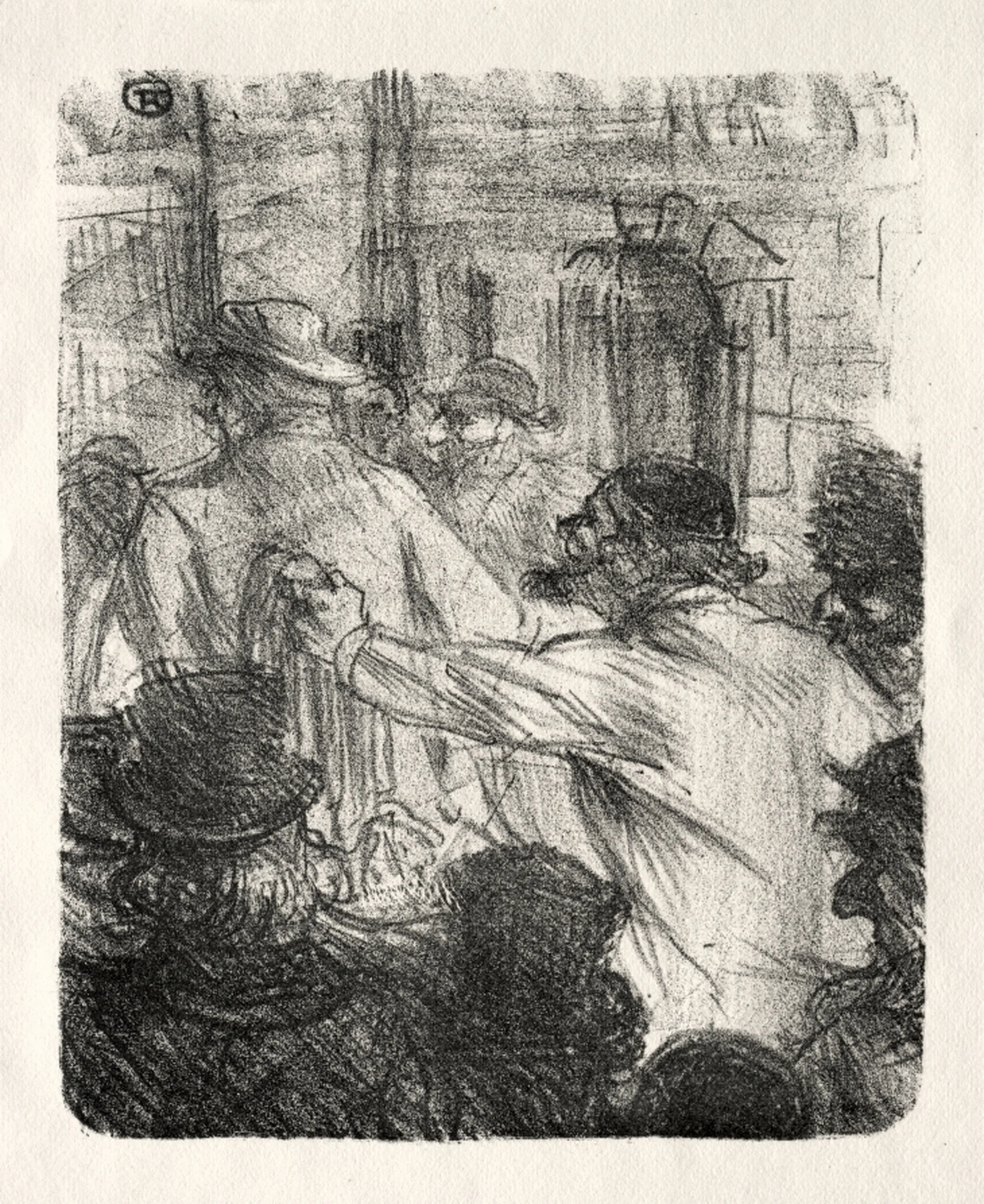 Au pied du Sinaï: La Halle aux Draps, Cracovie, Henri de Toulouse-Lautrec
