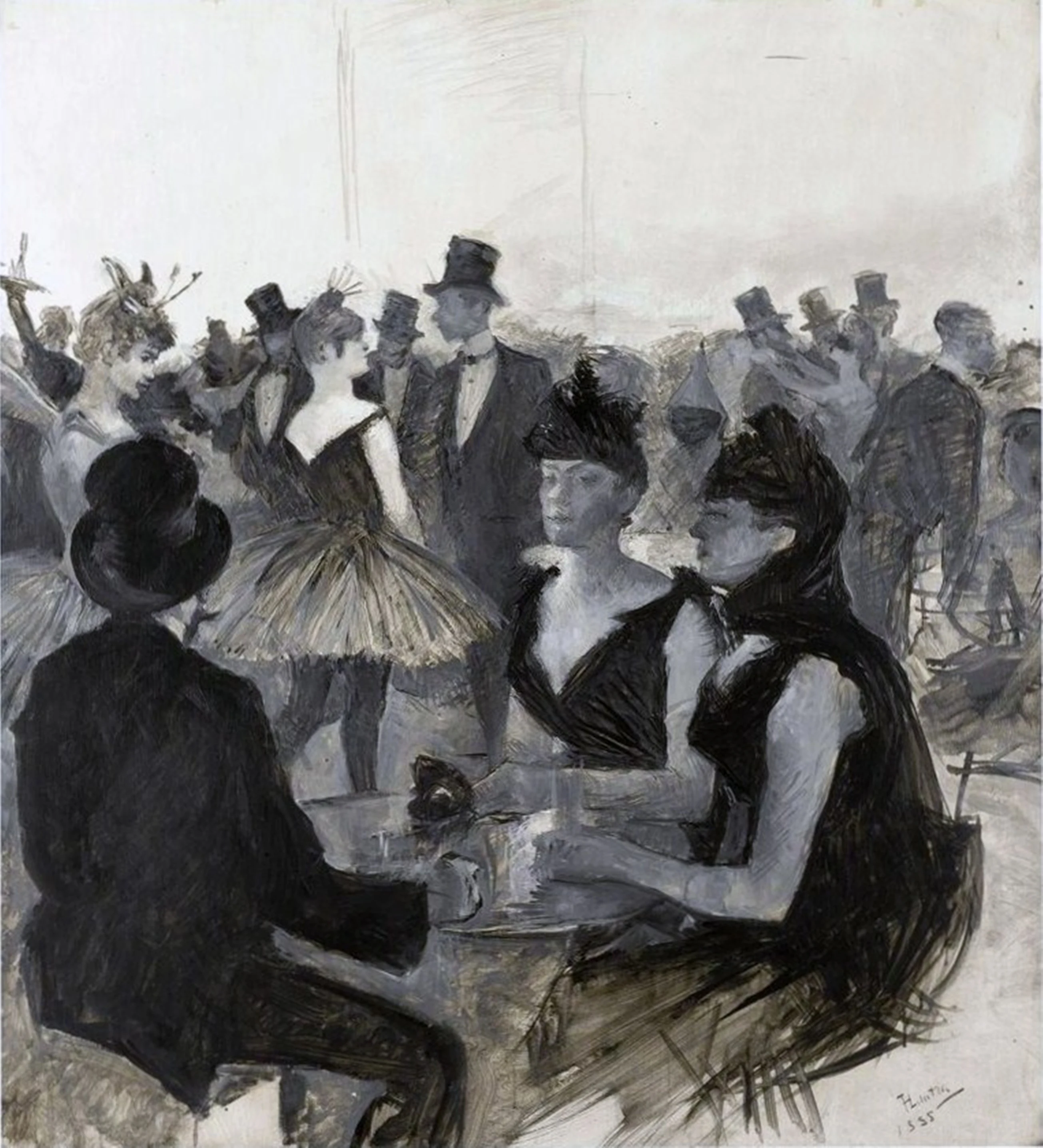 Bal masqué, Henri de Toulouse-Lautrec