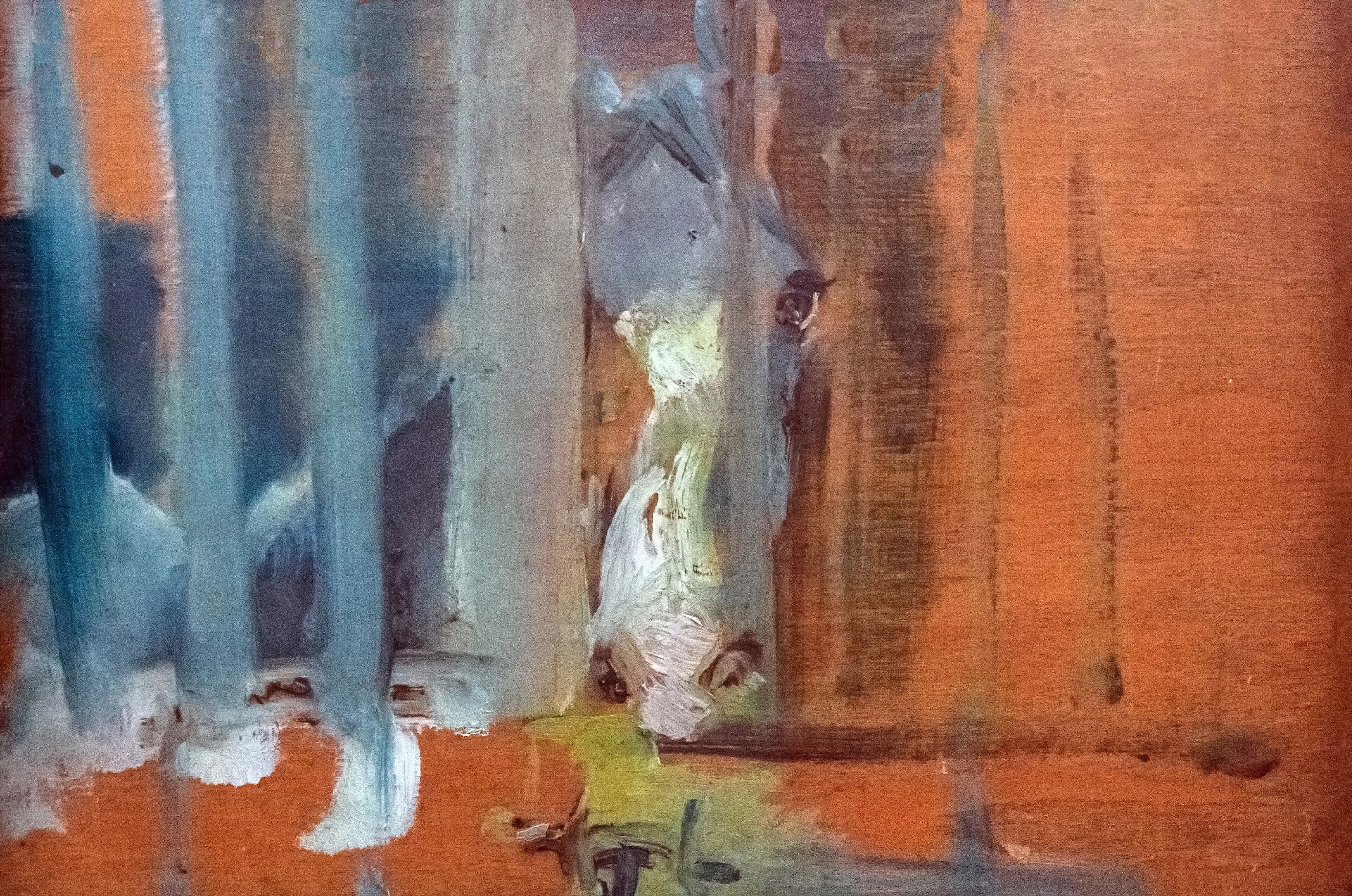 Cheval derrière une porte à claire voie, Henri de Toulouse-Lautrec