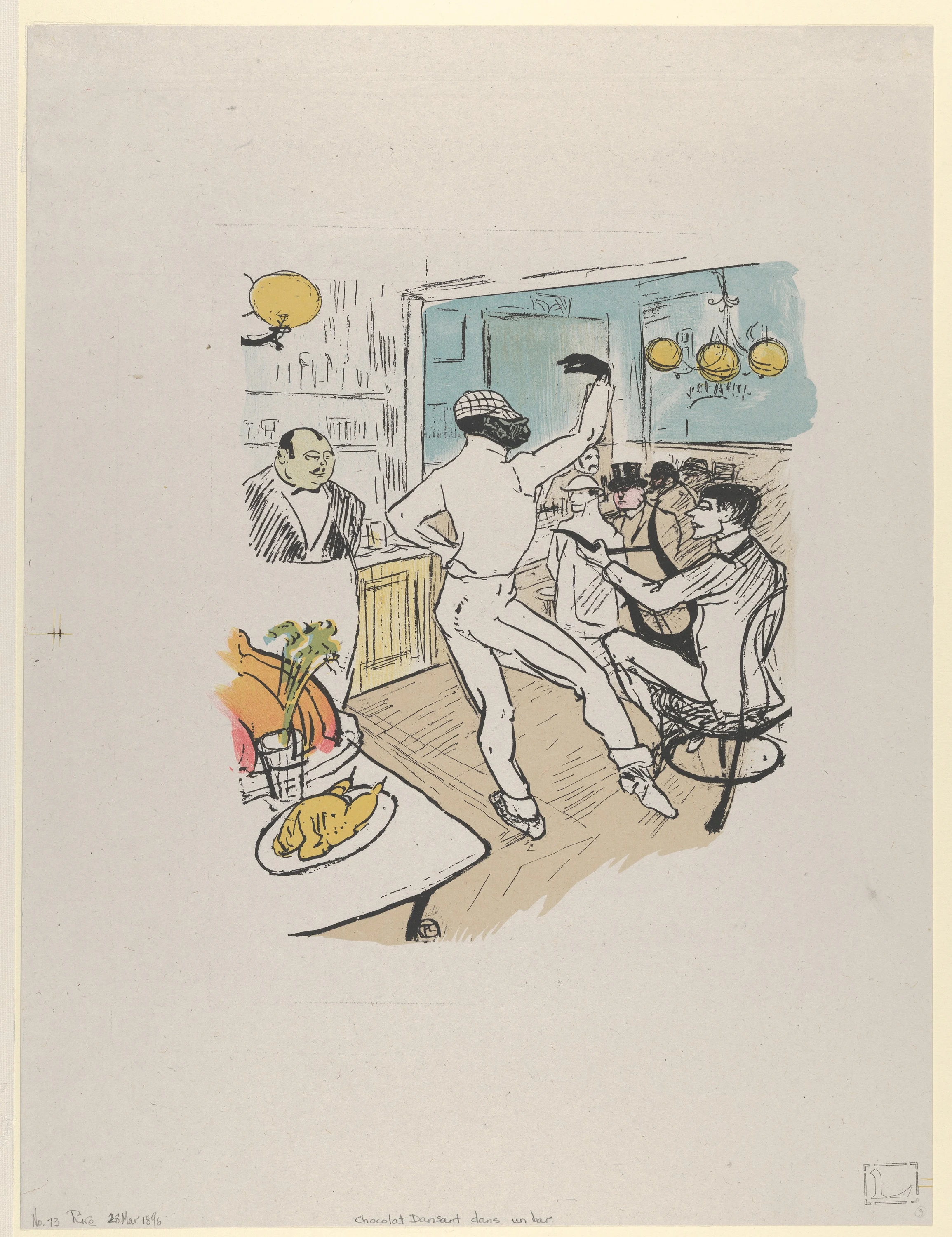 Chocolat Dansant, Henri de Toulouse-Lautrec